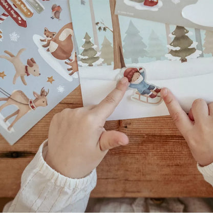 Pegatinas Crea tu Cuento de Navidad - Little Dutch