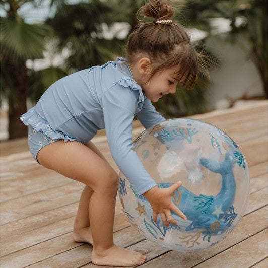 Pelota Playa Ocean Dreams Azul 3D - Little Dutch