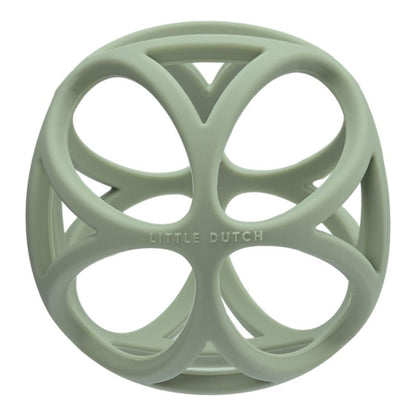 Pelota Sensorial Silicona Verde - Little Dutch