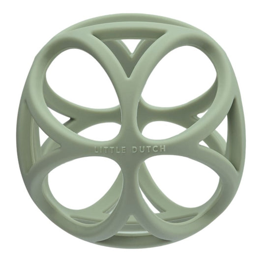 Pelota Sensorial Silicona Verde - Little Dutch