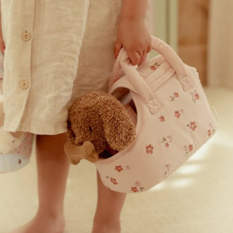 Perrito Peluche Jackie con Bolsa - Little Dutch