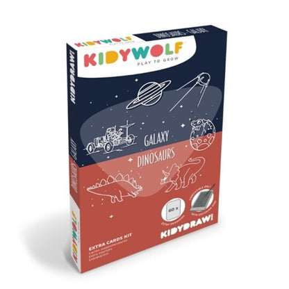 Plantillas Kidydraw Dinosaurios-Galaxia - Kidywolf