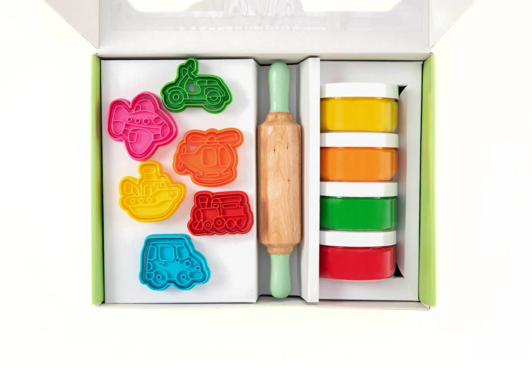 Plastilina Natural Set Vehículos - Childgen