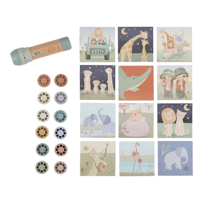 Proyector Linterna Safari Friends – Little Dutch