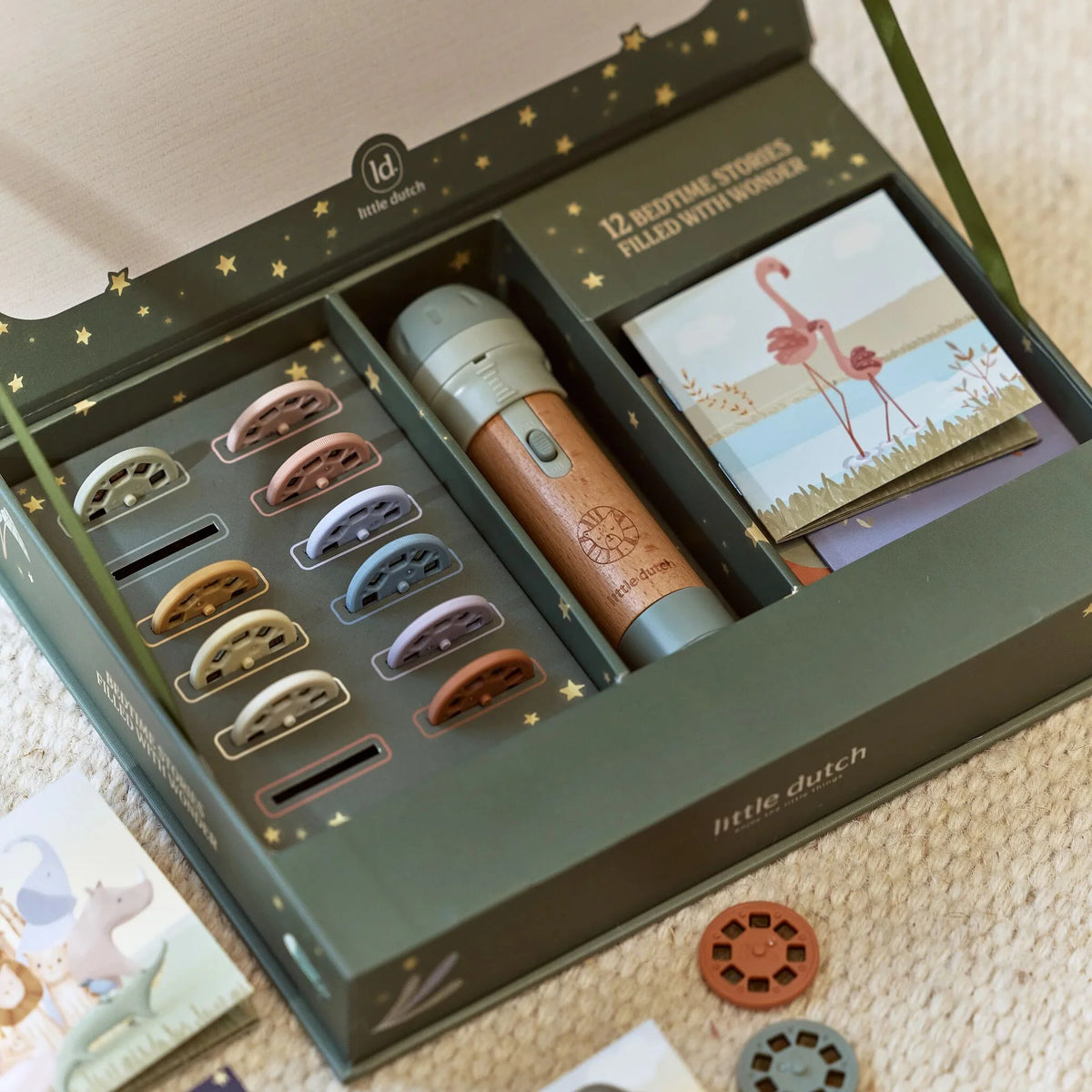 Proyector Linterna Safari Friends – Little Dutch