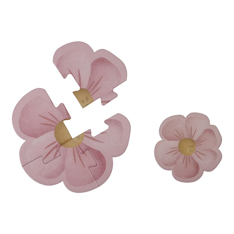 Puzzle 6 en 1 Flores y Mariposas - Little Dutch