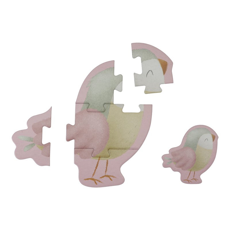 Puzzle 6 en 1 Flores y Mariposas - Little Dutch