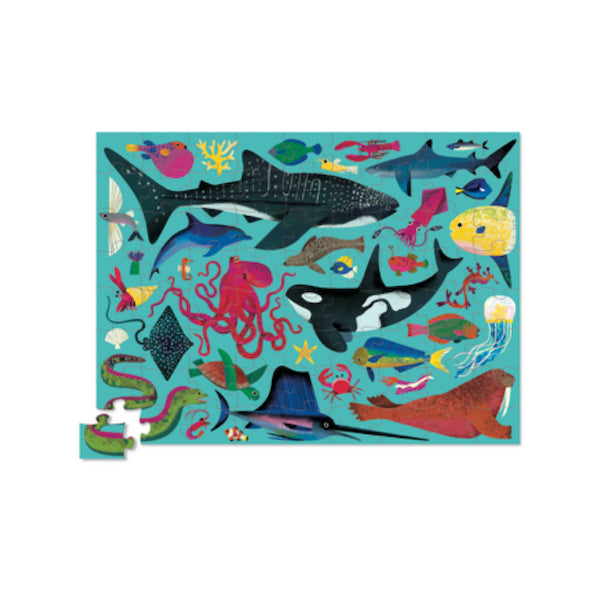Puzzle Animales del Mar 72 piezas - Crocodile Creek