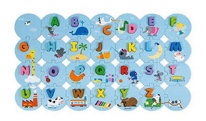 Puzzle Aprende el Alfabeto Francés - Janod