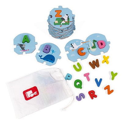 Puzzle Aprende el Alfabeto Francés - Janod