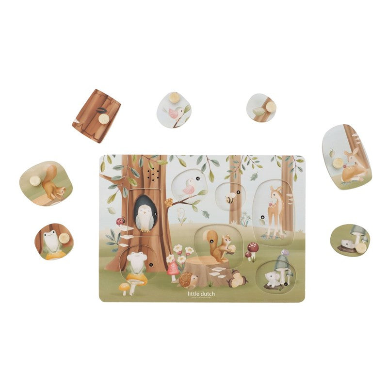 Puzzle con Sonido Forest Friends - Little Dutch