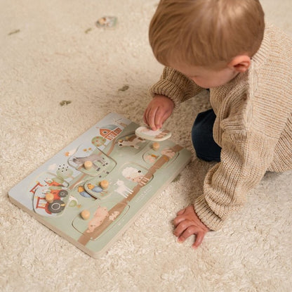 Puzzle con Sonido Little Farm - Little Dutch
