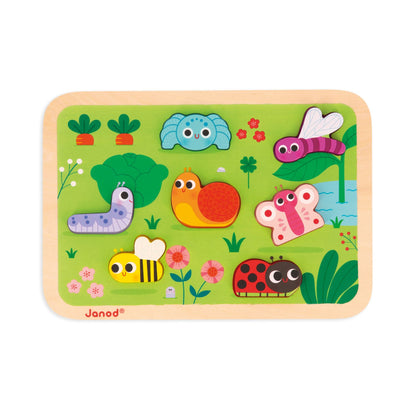 Puzzle de Madera El Jardín - Janod
