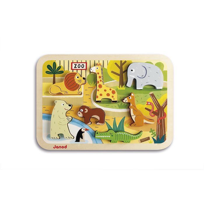 Puzzle de Madera el Zoo - Janod