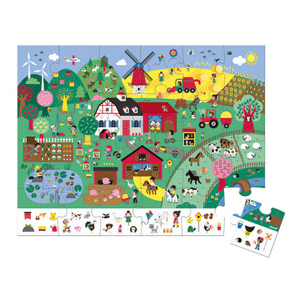 Puzzle de Observación La Granja 24 piezas - Janod