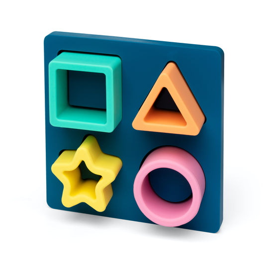 Puzzle Encajable Formas Geométricas Silicona - Little L