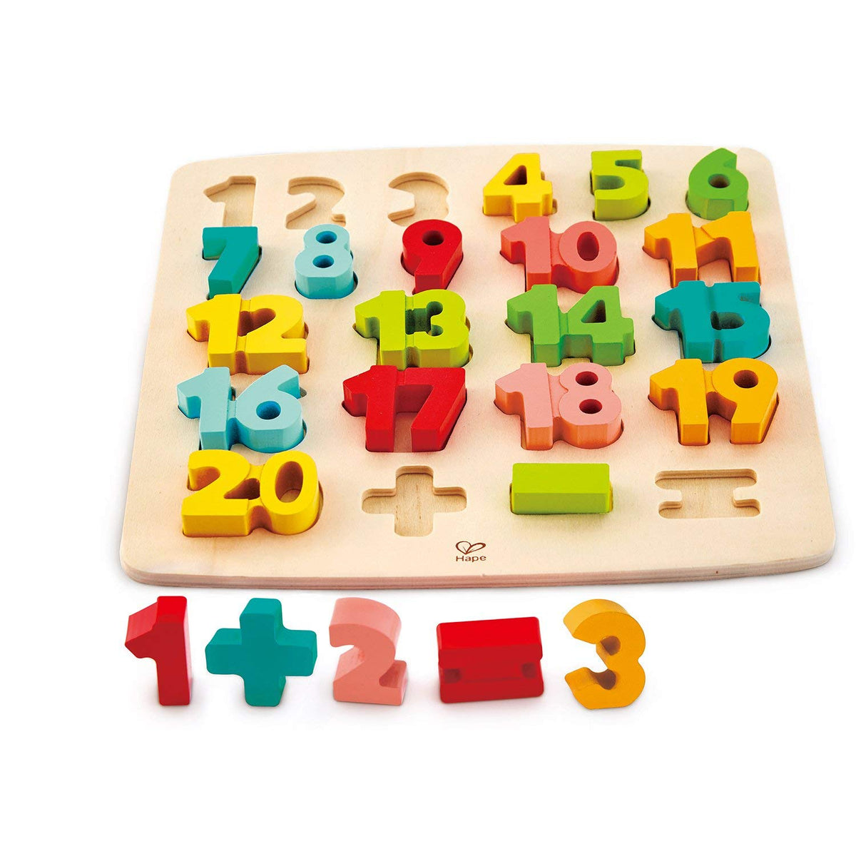 Puzzle Encajable Matemáticas - Hape