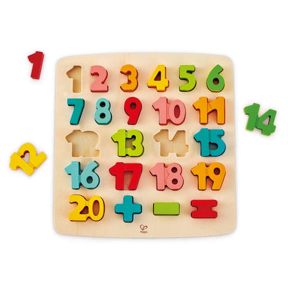 Puzzle Encajable Matemáticas - Hape