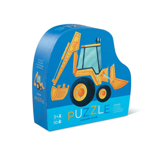Puzzle Excavadora 10 piezas de Crocodile Creek