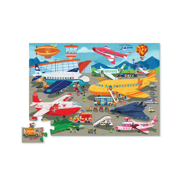 Puzzle Gigante Aeropuerto 36 piezas - Crocodile Creek
