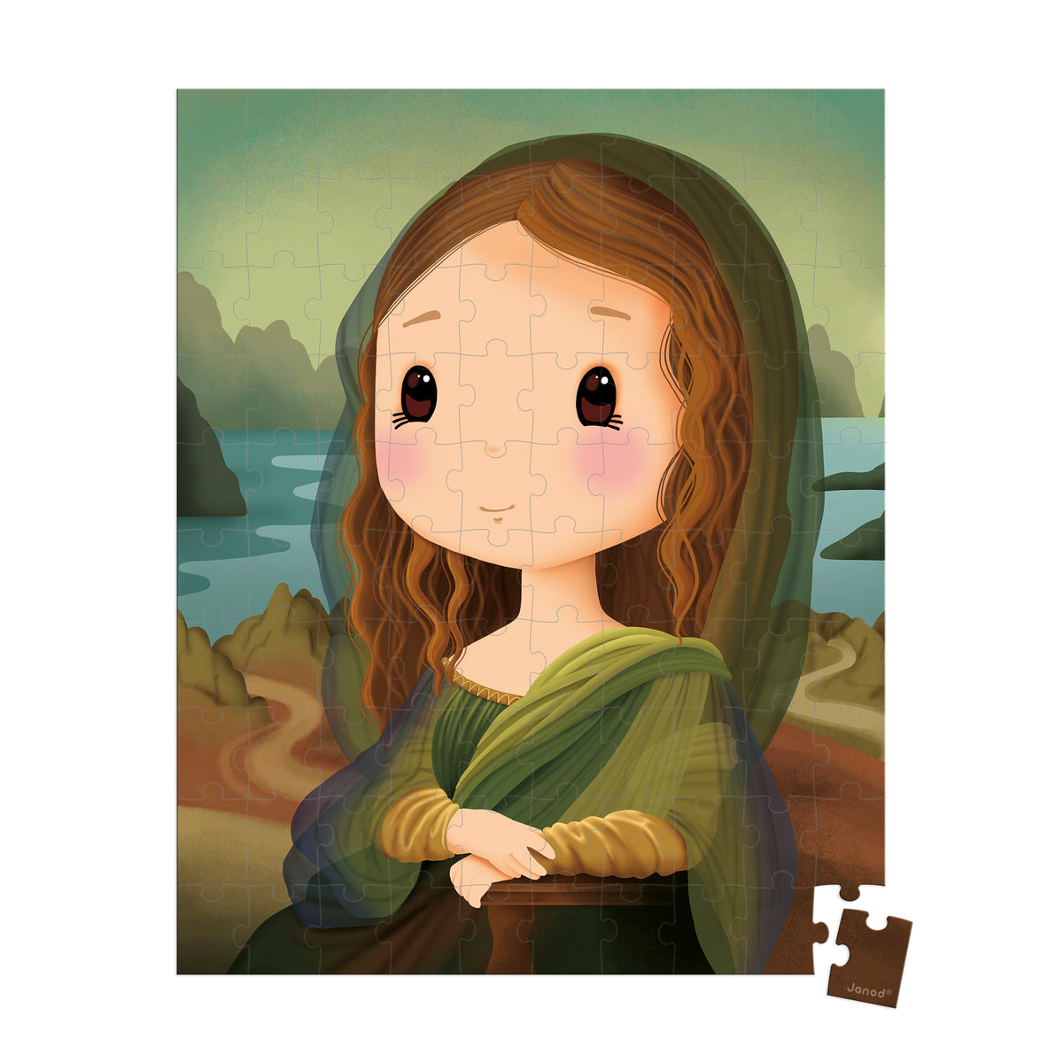 Puzzle Inspired By Leonardo Da Vinci 100 piezas - Janod