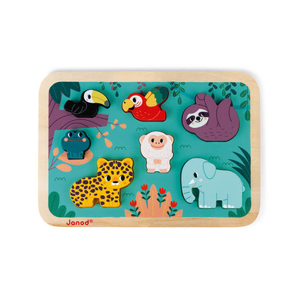 Puzzle de Madera La Jungla - Janod