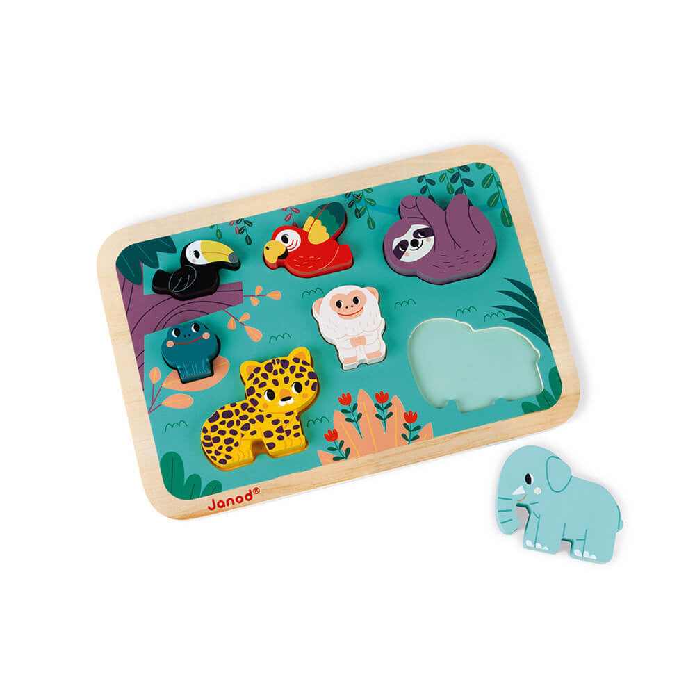 Puzzle de Madera La Jungla - Janod