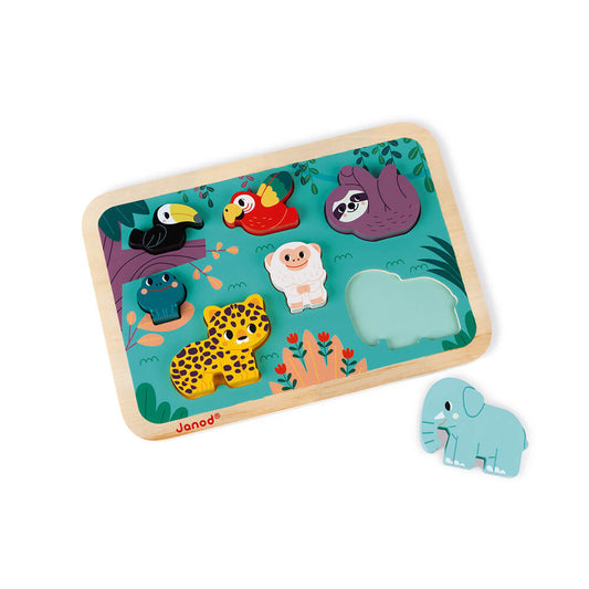 Puzzle de Madera La Jungla - Janod