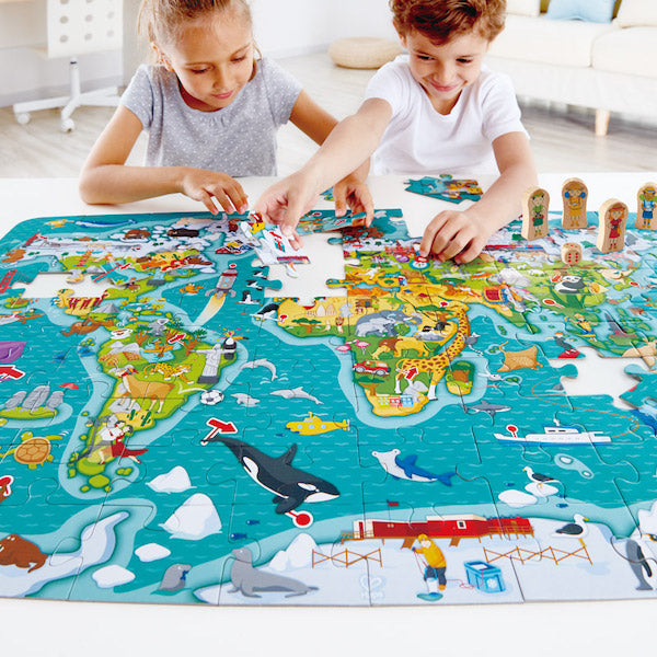 Puzzle La Vuelta al Mundo - Hape