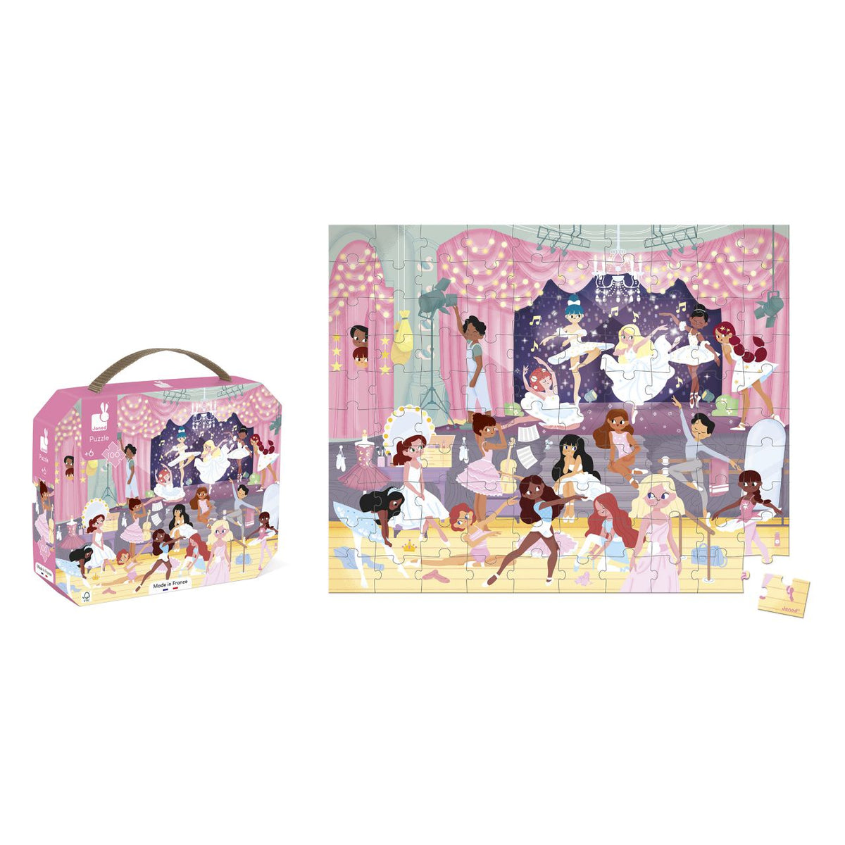 Puzzle Las Bailarinas 100 piezas - Janod
