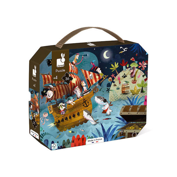 Puzzle Los Piratas 36 piezas - Janod
