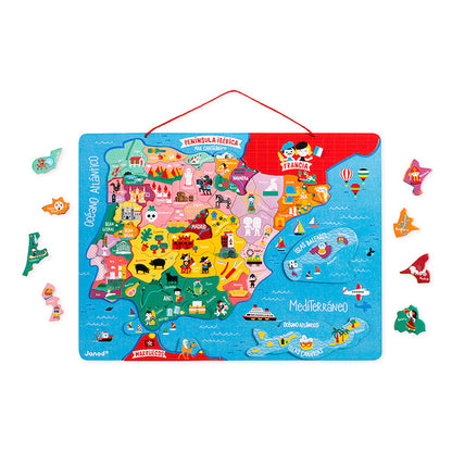 Puzzle Magnético de España y Portugal - Janod