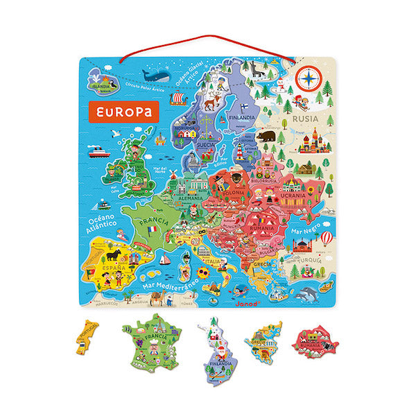 Puzzle Magnético Europa de Janod