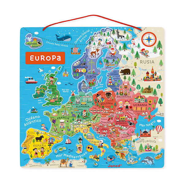 Puzzle Magnético Europa - Janod