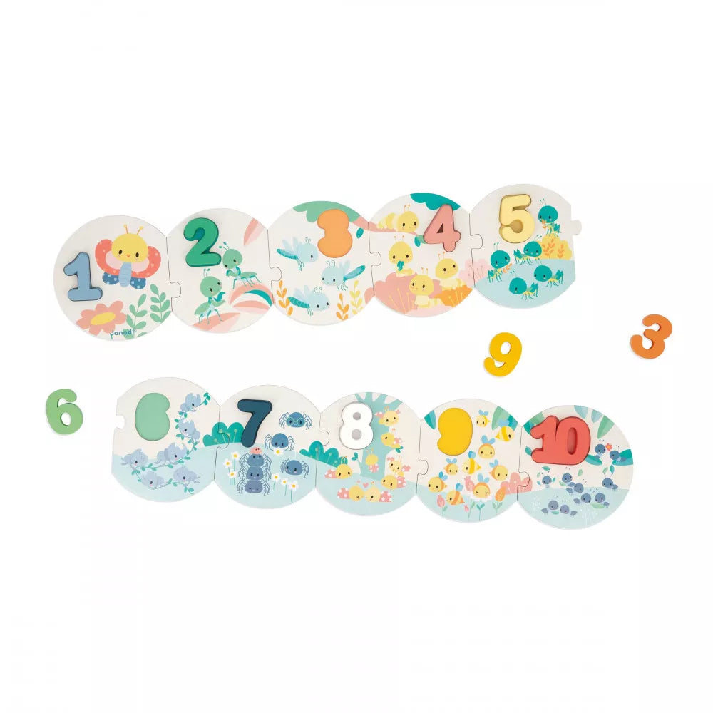 Puzzle Mis Primeros Números Pure - Janod