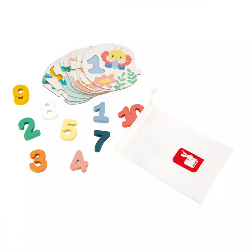 Puzzle Mis Primeros Números Pure - Janod