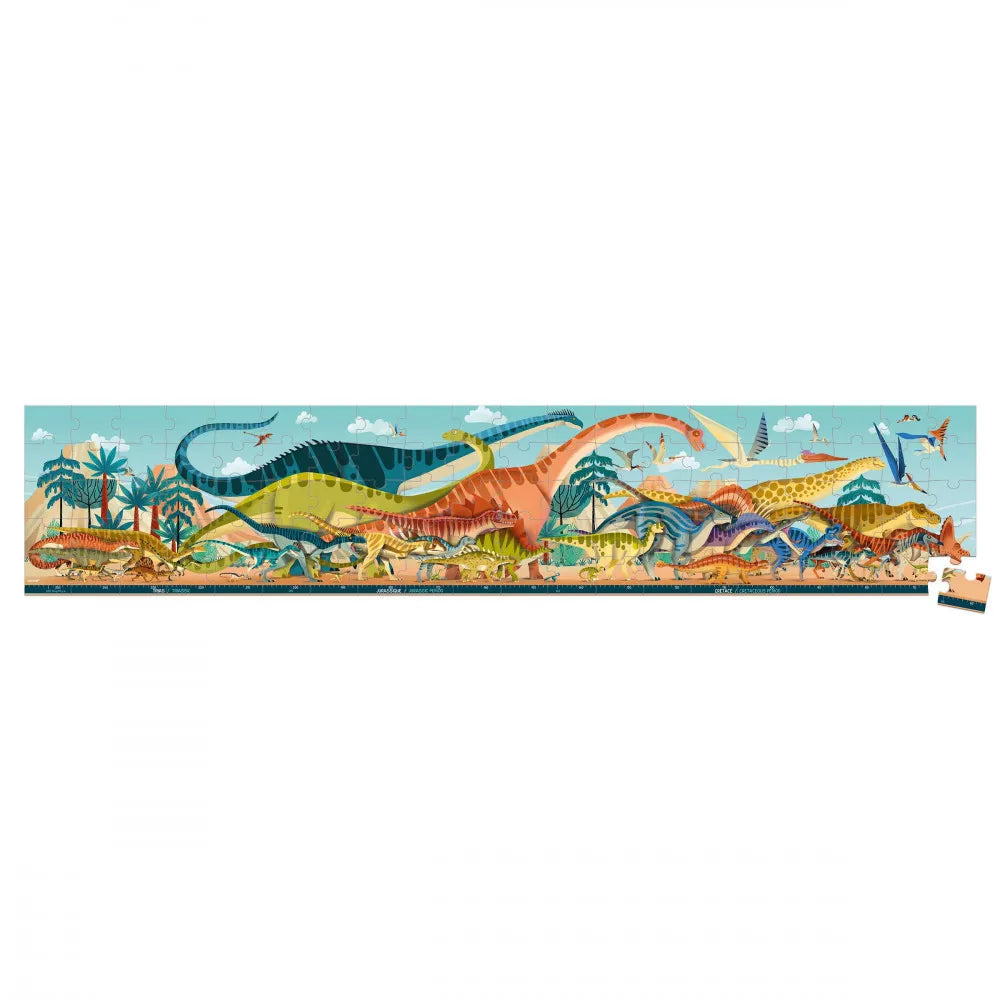 Puzzle Panorámico Dino 100 piezas - Janod
