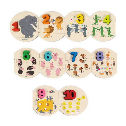Puzzle para Aprender a Contar - Janod