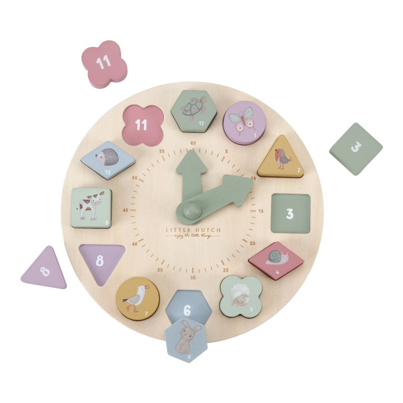 Puzzle Reloj Little Farm - Little Dutch