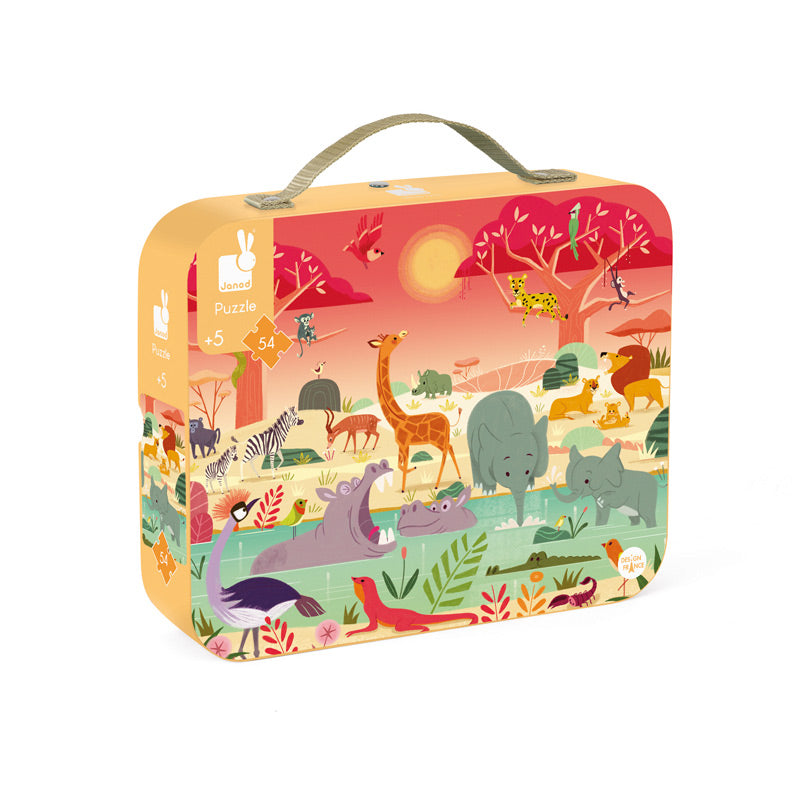 Puzzle Reserva de Animales 54 piezas - Janod