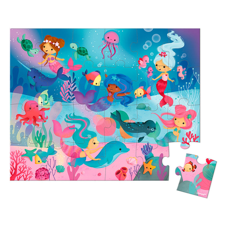 Puzzle Sirenas 24 piezas - Janod