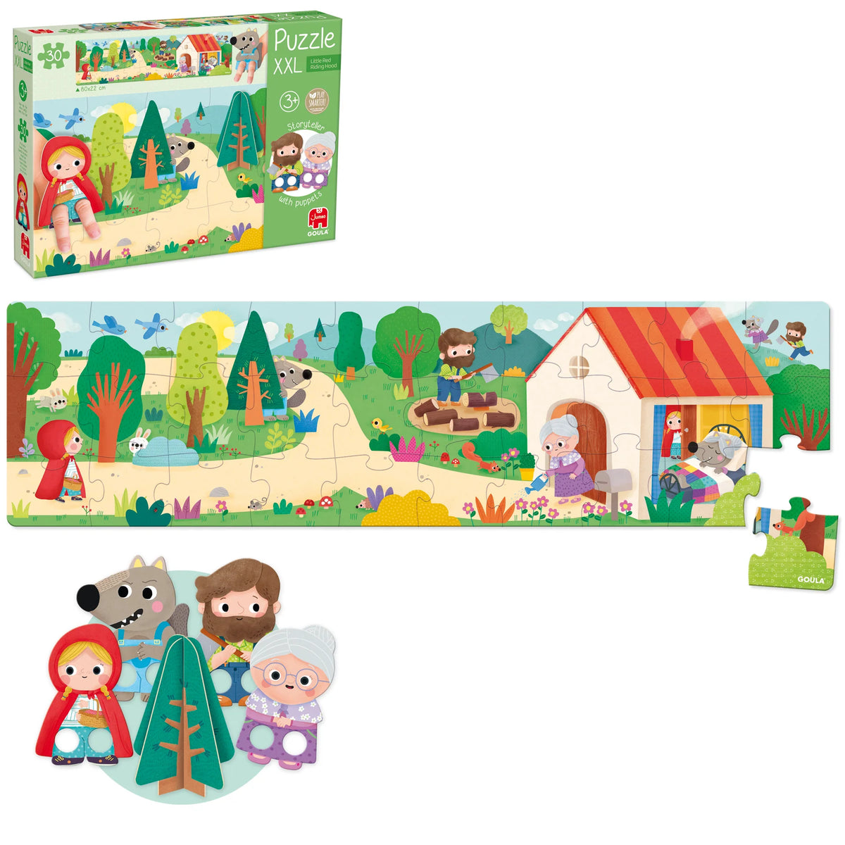 Puzzle XXL Caperucita Roja - Goula