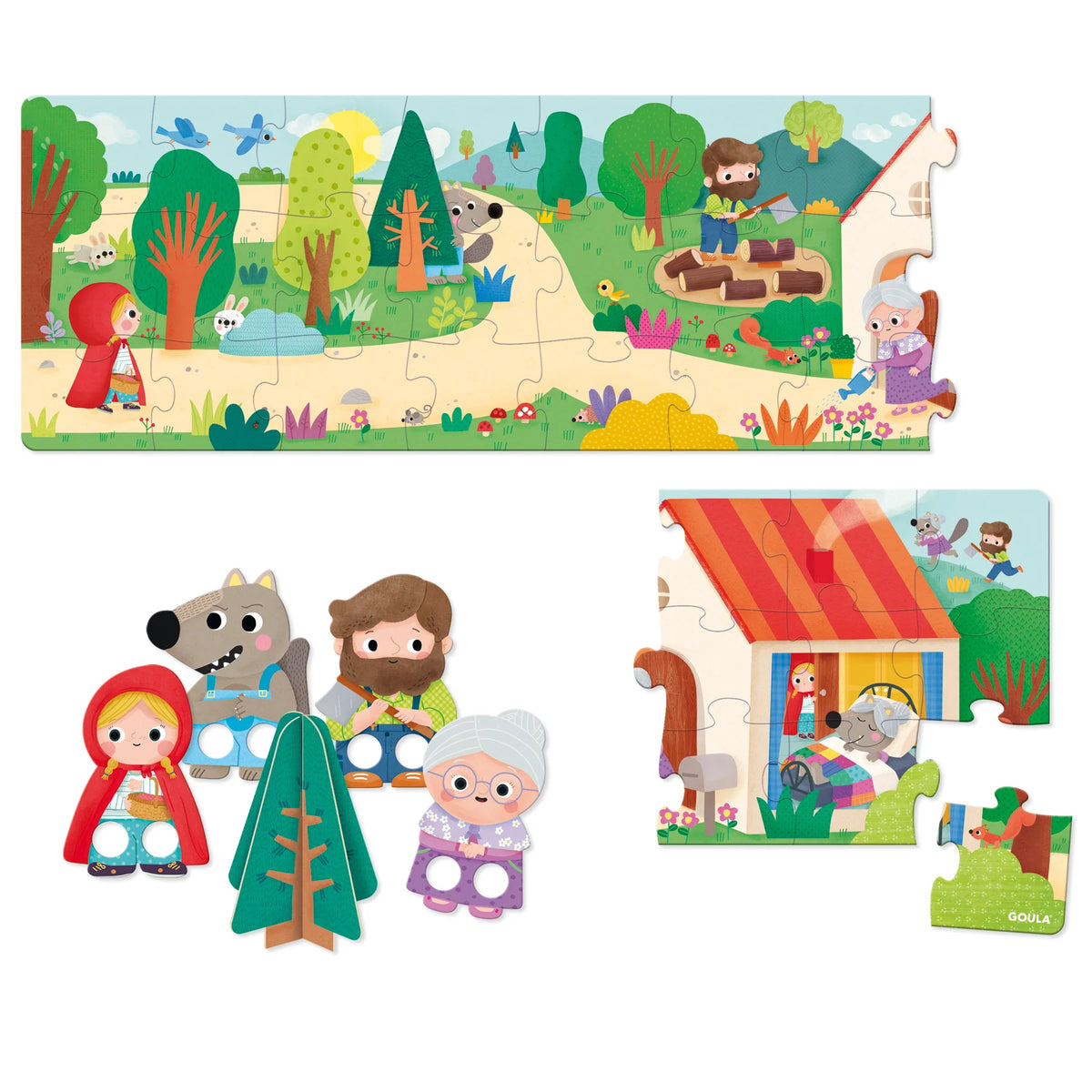 Puzzle XXL Caperucita Roja - Goula