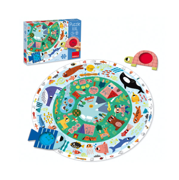Puzzle XXL Descubre los Animales - Goula