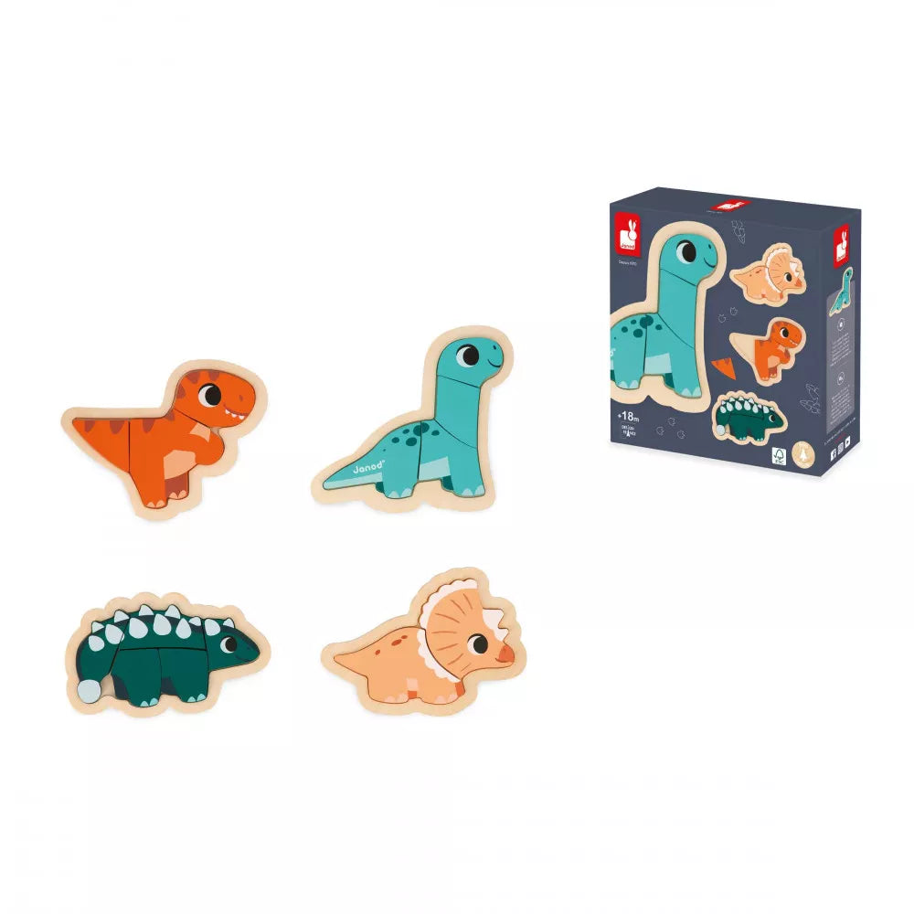 Puzzles Evolutivos Dino - Janod