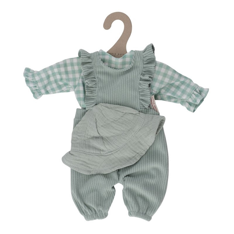 Ropa de Muñecas Cuadros Verde - Little