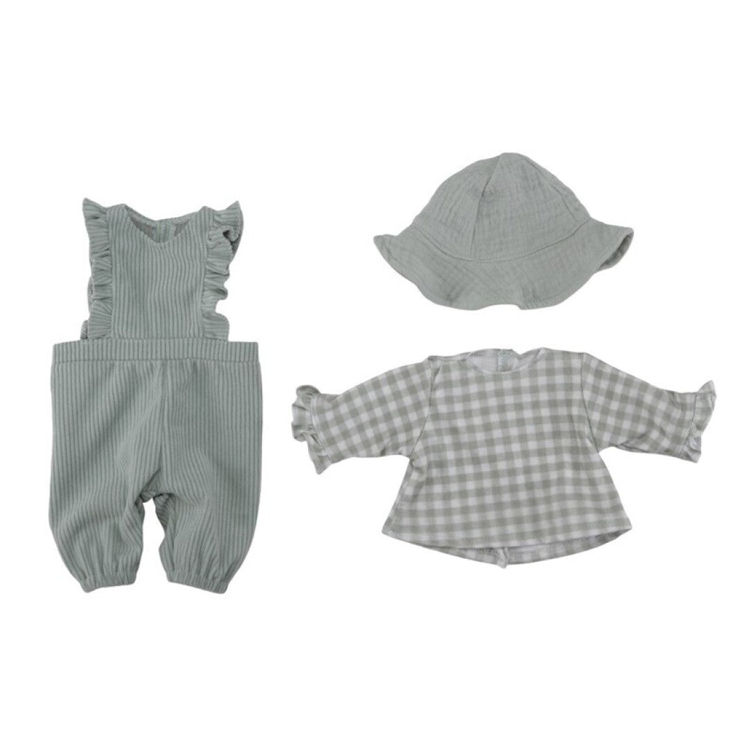 Ropa de Muñecas Cuadros Verde - Little