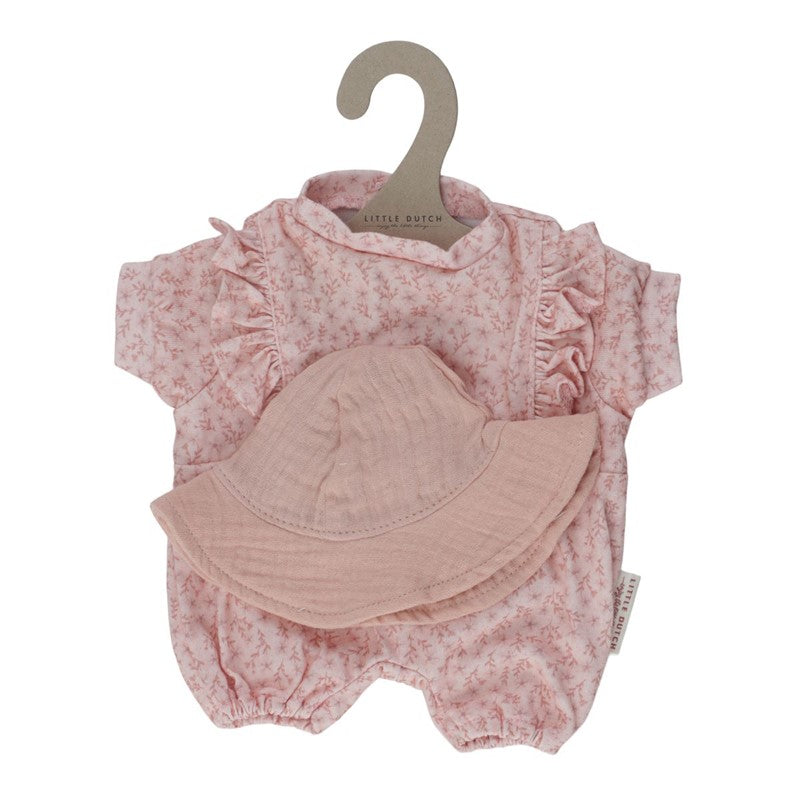 Ropa Muñecas Flores Rosa - Little Dutch