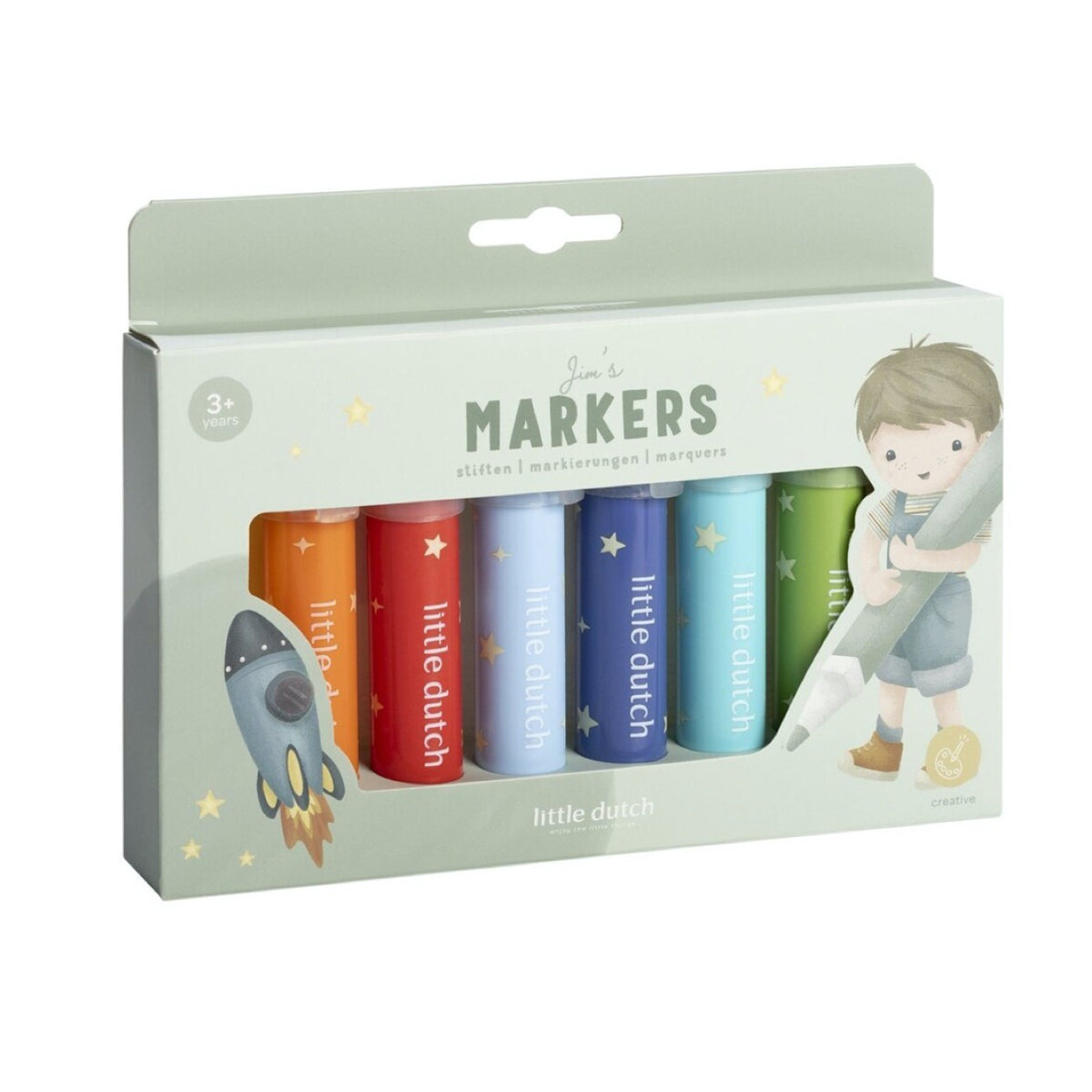 Rotuladores de Colores Jim - Little Dutch