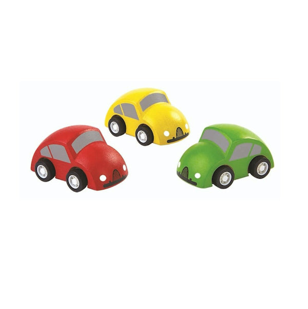 Set 3 Mini Coches - Plantoys